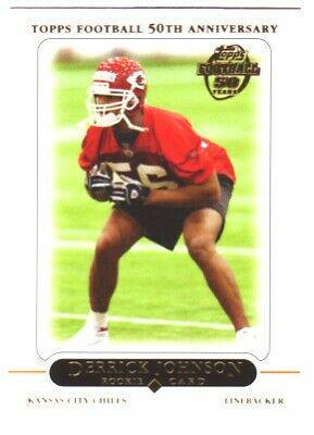 Derrick Johnson #380 Football Cards 2005 Topps