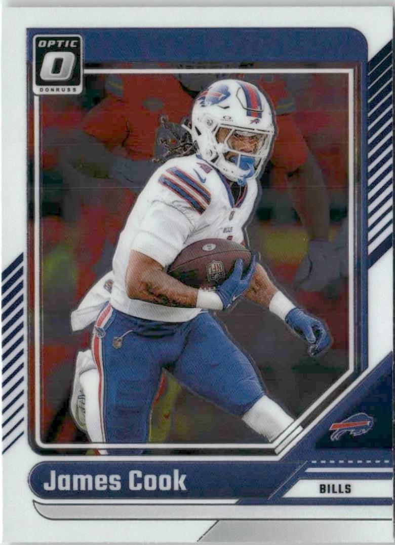 James Cook #20 Football Cards 2024 Panini Donruss Optic