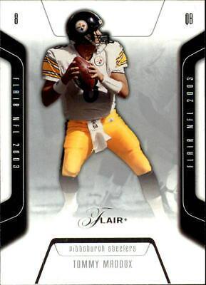 Tommy Maddox #9 Football Cards 2003 Flair