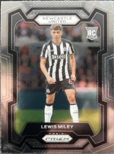 Lewis Miley #72 Soccer Cards 2023 Panini Prizm Premier League