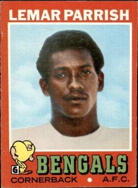 Lemar Parrish #233 Football Cards 1971 Topps