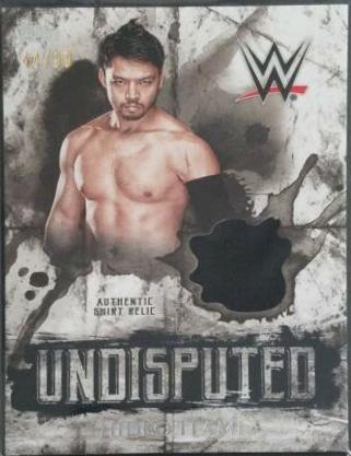 Hideo Itami #UR-HI Wrestling Cards 2018 Topps WWE Undisputed Relics