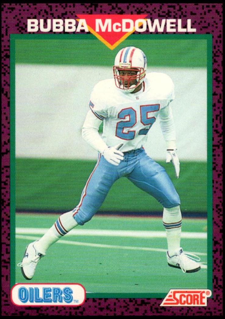 Bubba McDowell #4 Football Cards 1992 Panini Score Young Superstars