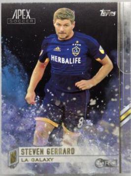 Steven Gerrard #60 Soccer Cards 2015 Topps Apex MLS