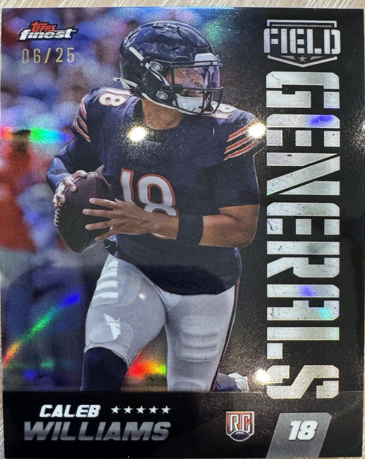 Caleb Williams [Black Refractor] #FG-19