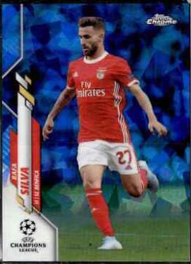 Rafa Silva #93 2019 Topps Chrome UEFA Champions League Sapphire