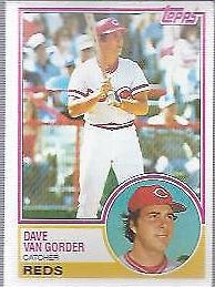 Dave Van Gorder #322 Baseball Cards 1983 Topps