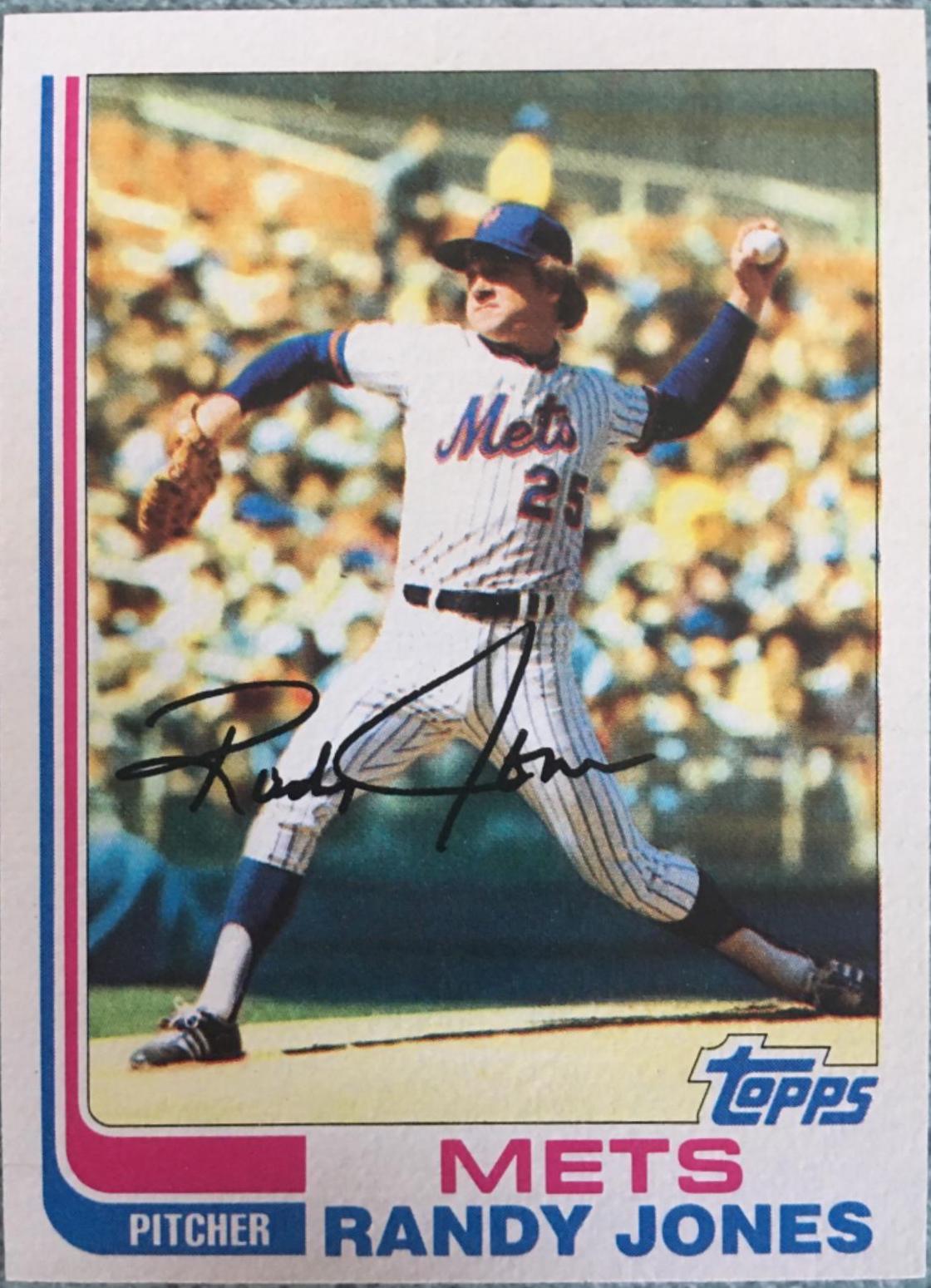 1982 Topps Randy Jones #626 card