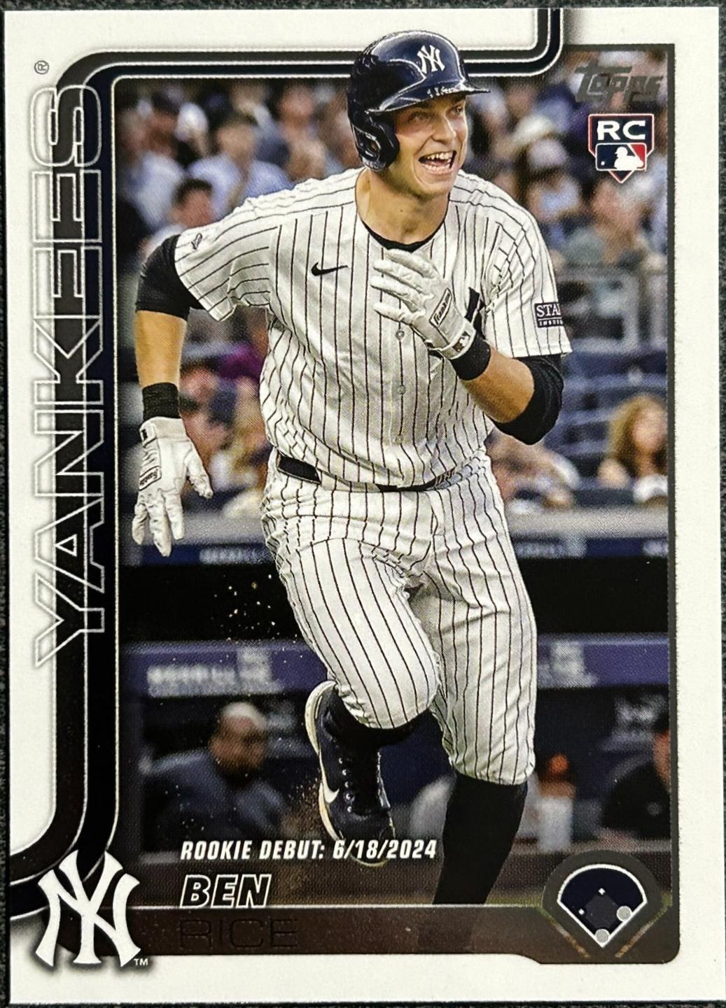 Ben Rice [Topps Logo Foil] #US25 Prices | 2025 Topps Update | Baseball ...