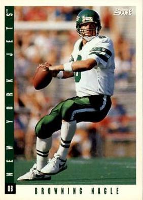 Browning Nagle #242 Football Cards 1993 Panini Score