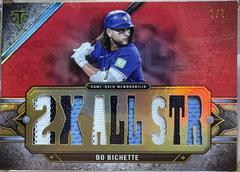 Bo Bichette [Ruby] #TTR-BB2 Baseball Cards 2024 Topps Triple Threads Relic Prices