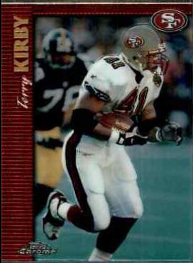 Terry Kirby #23 Football Cards 1997 Topps Chrome