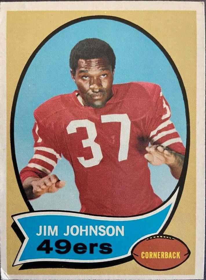 Jim Johnson #245 Football Cards 1970 Topps