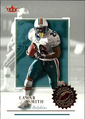 Lamar Smith #3 Football Cards 2001 Fleer Authority