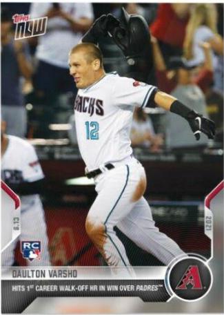 Daulton Varsho #655 2021 Topps Now Baseball