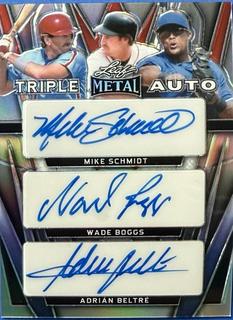 Mike Schmidt / Wade Boggs / Adrian Beltre