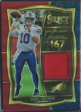 Jake Fromm Football Cards 2020 Panini Select Rookie Selections
