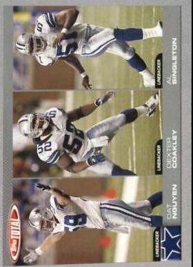 Dat Nguyen, Dexter Coakley, Al Singleton [Silver] #284