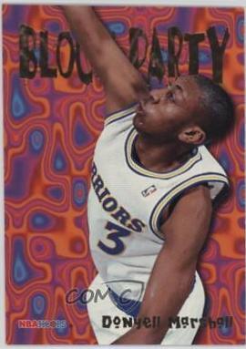 Donyell Marshall #22 Basketball Cards 1995 Hoops Block Party