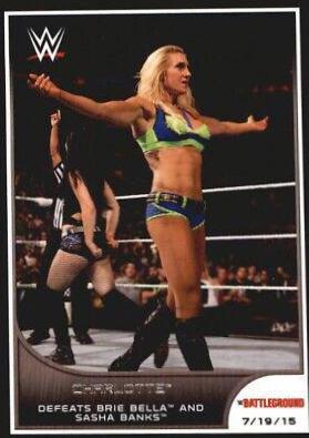 Charlotte #63 Wrestling Cards 2016 Topps WWE Road to Wrestlemania