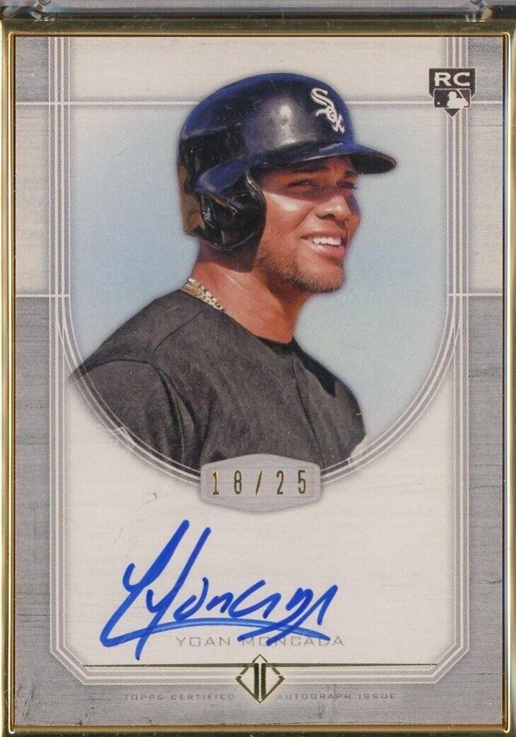 Yoan Moncada #YM 2017 Topps Transcendent Framed Autograph Baseball
