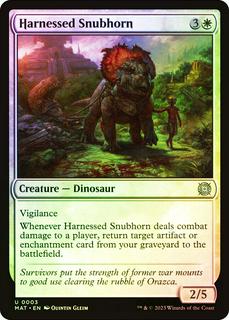 Harnessed Snubhorn