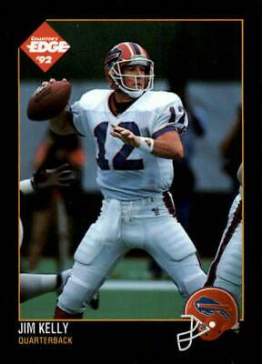 Jim Kelly #7 Football Cards 1992 Collector's Edge