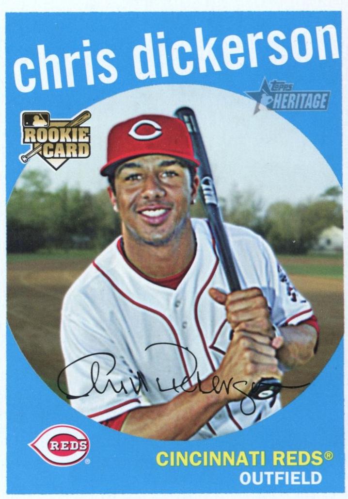 Chris Dickerson #667 Baseball Cards 2008 Topps Heritage