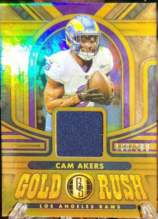 Cam Akers #GR-CA Football Cards 2023 Panini Gold Standard Rush