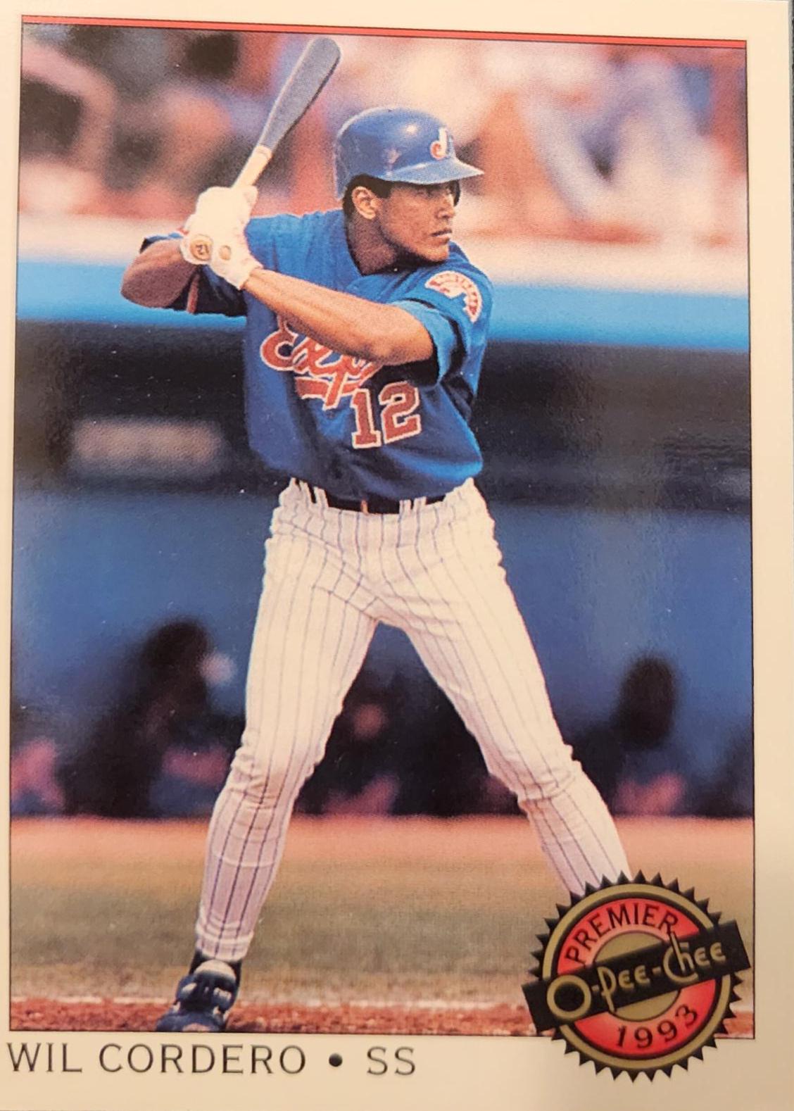 Wil Cordero #29 Baseball Cards 1993 O Pee Chee Premier