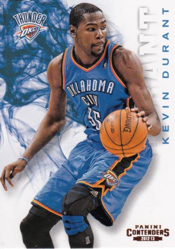 Kevin Durant #92 Basketball Cards 2012 Panini Contenders
