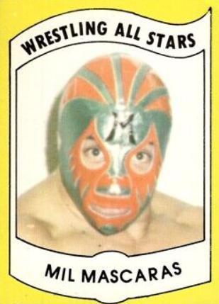 Mil Mascaras #3 Wrestling Cards 1982 Wrestling All Stars Series A