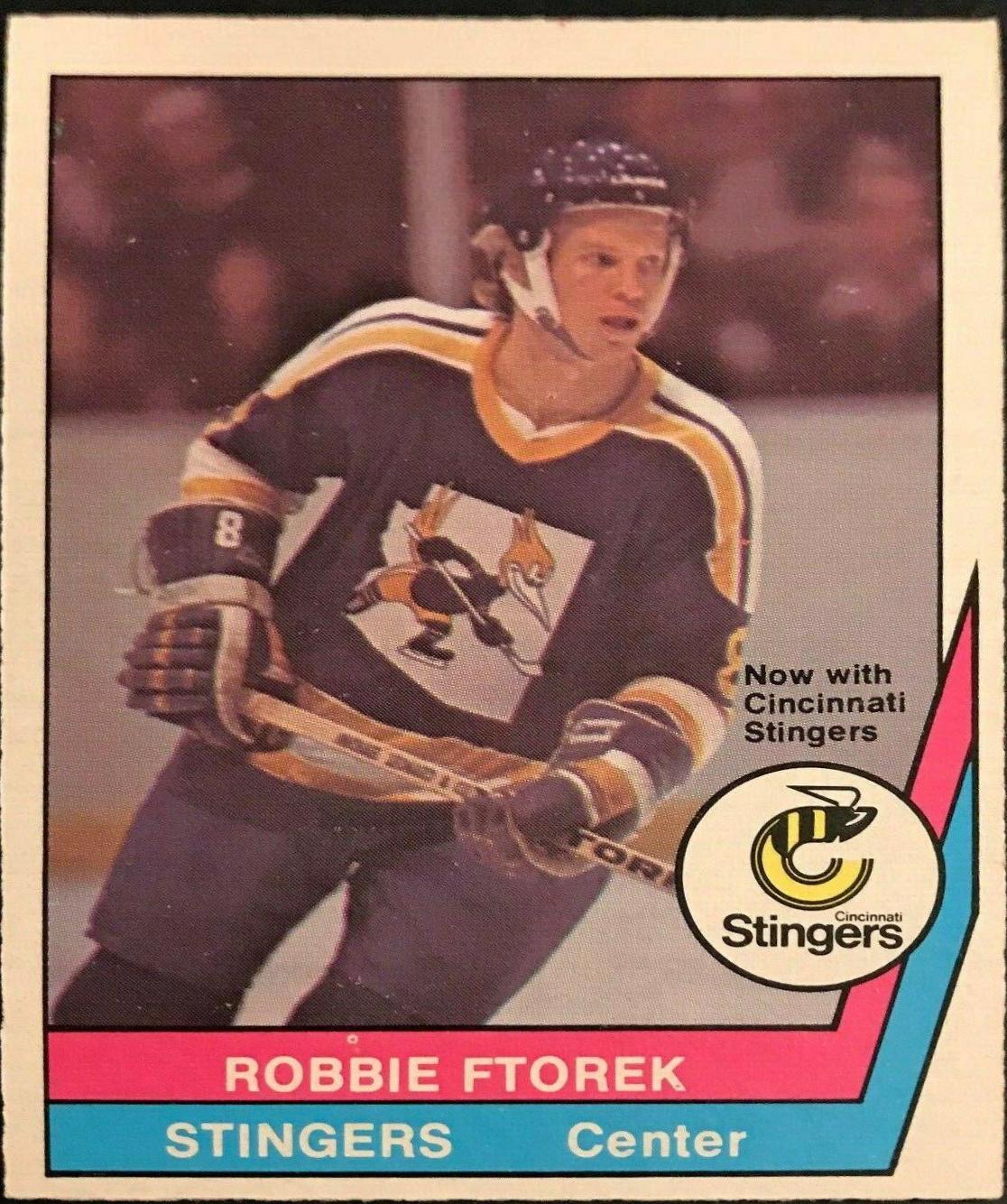 Robbie Ftorek #35 Hockey Cards 1977 O-Pee-Chee WHA