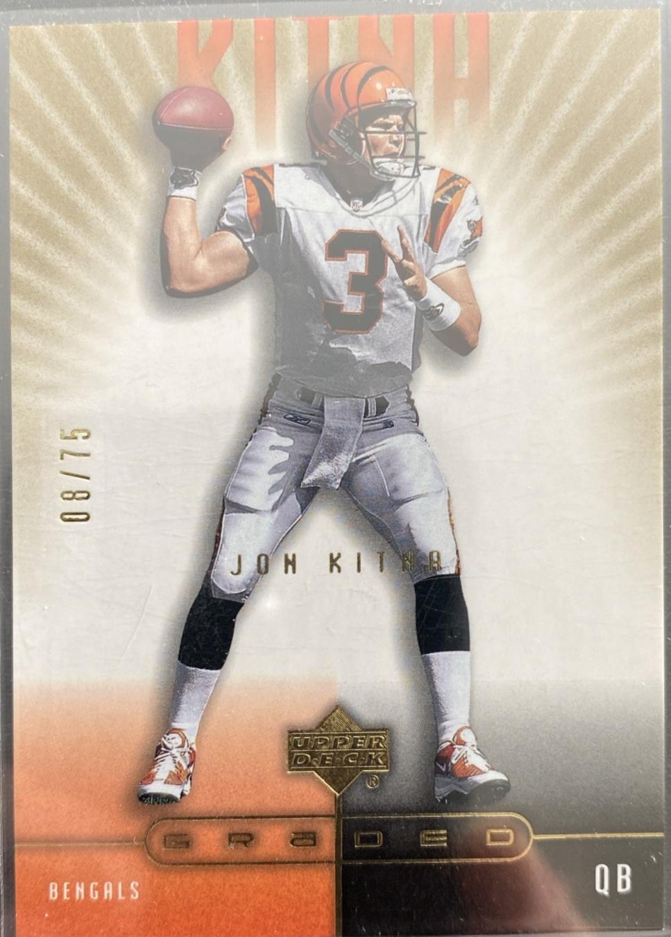 Jon Kitna #19 2002 Upper Deck Graded Football