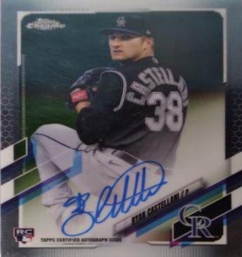 Ryan Castellani #RA-RC Baseball Cards 2021 Topps Chrome Rookie Autographs