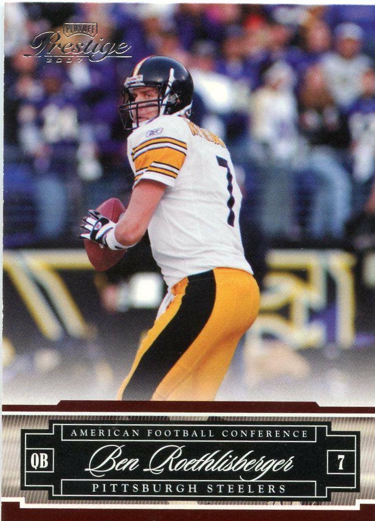 Ben Roethlisberger #114 2007 Playoff Prestige Football