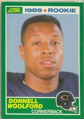 Donnell Woolford #247 Football Cards 1989 Panini Score