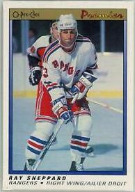 Ray Sheppard #106 Hockey Cards 1990 O-Pee-Chee Premier