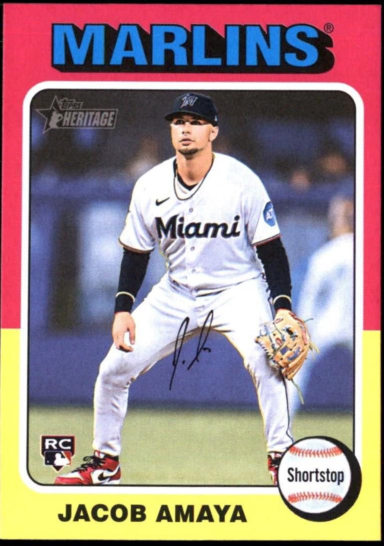 Jacob Amaya #626 Baseball Cards 2024 Topps Heritage