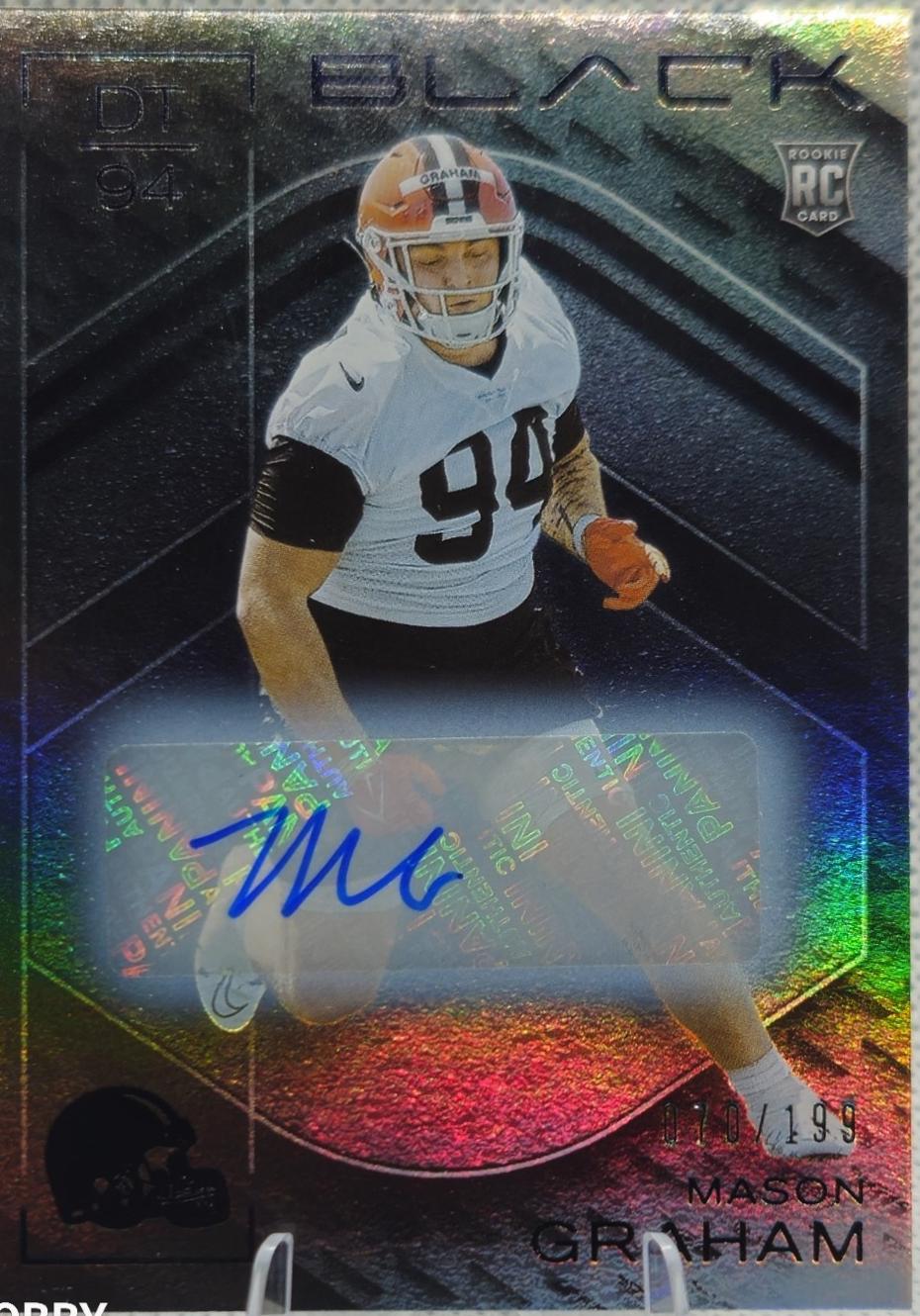 Mason Graham [Rookie Autograph] #120 Prices | 2025 Panini Black ...