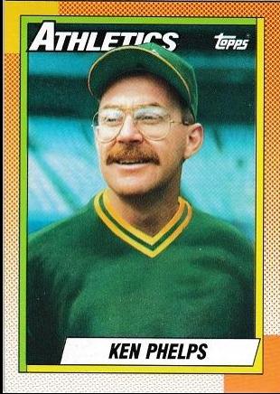Ken Phelps #411 Baseball Cards 1990 Topps