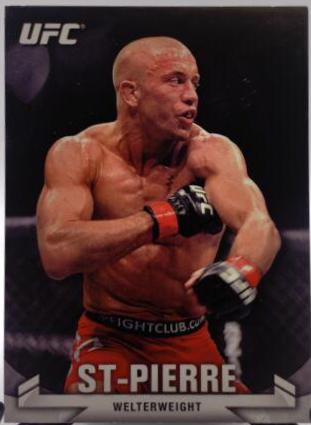 Georges St Pierre #100 Ufc Cards 2013 Topps UFC Knockout