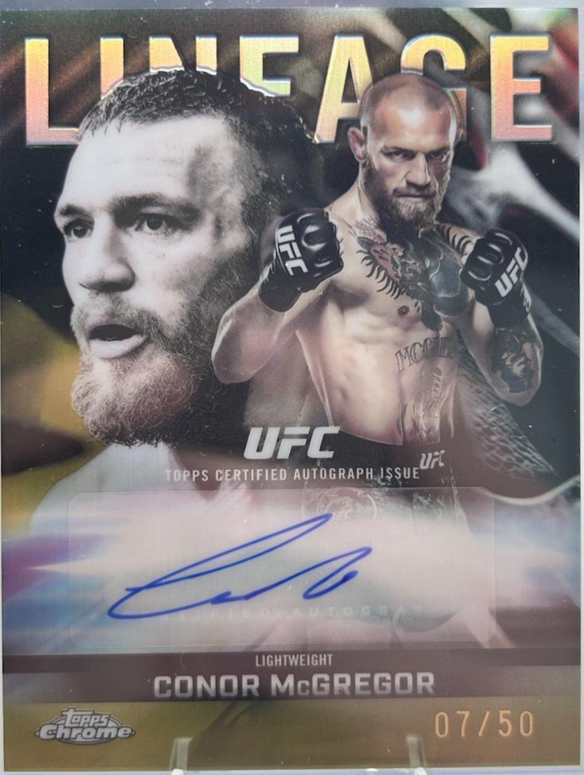 Conor McGregor [Gold Refractor] #CCA-CM Prices | 2026 Topps Chrome