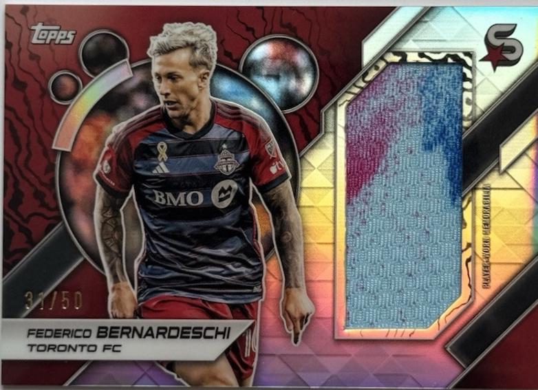 Federico Bernardeschi #SR-FB Soccer Cards 2024 Topps Superstars MLS Superstar Relic