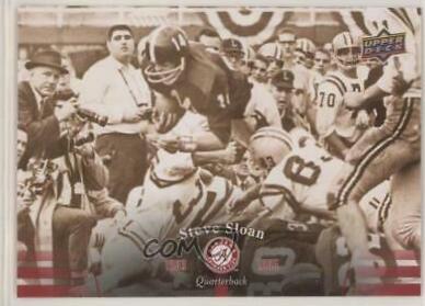 Steve Sloan #9 Football Cards 2012 Upper Deck University of Alabama