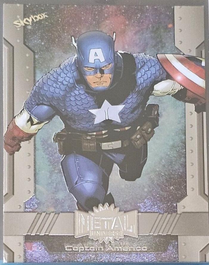 Captain America #96 2024 SkyBox Metal Universe Avengers