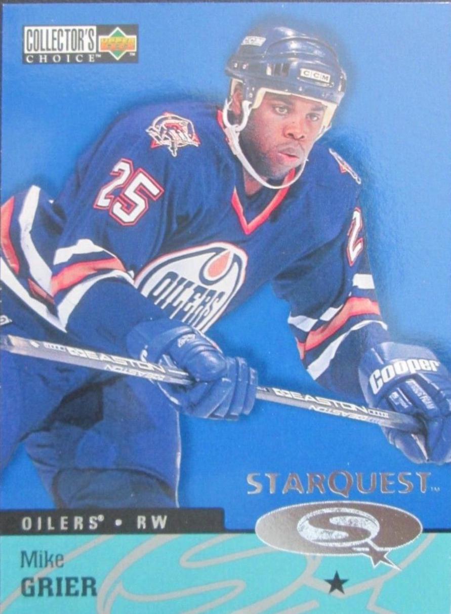 Mike Grier #SQ24 Hockey Cards 1997 Collector's Choice Starquest