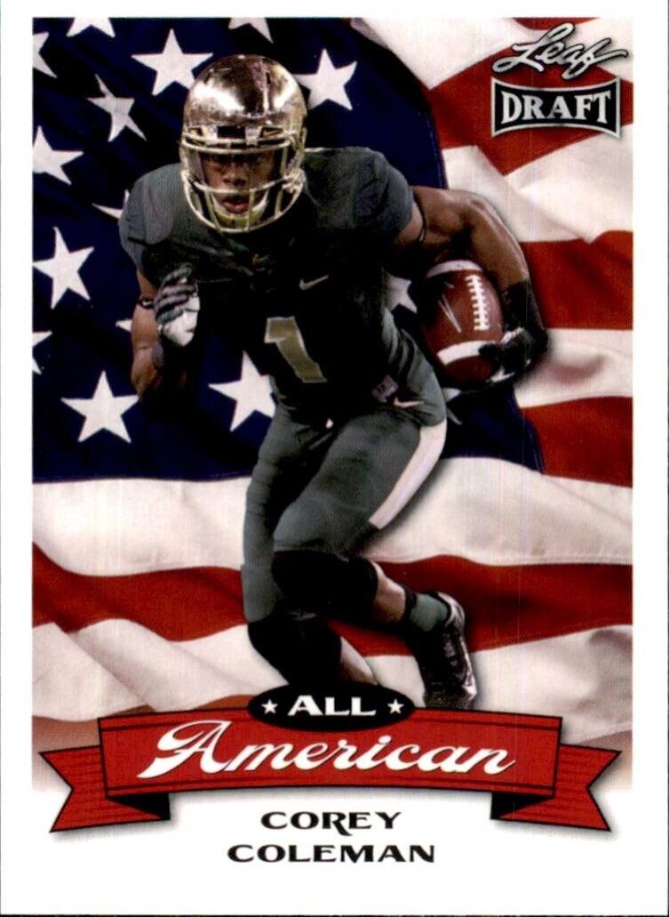 Corey Coleman #AA-04 Football Cards 2016 Leaf Draft All American