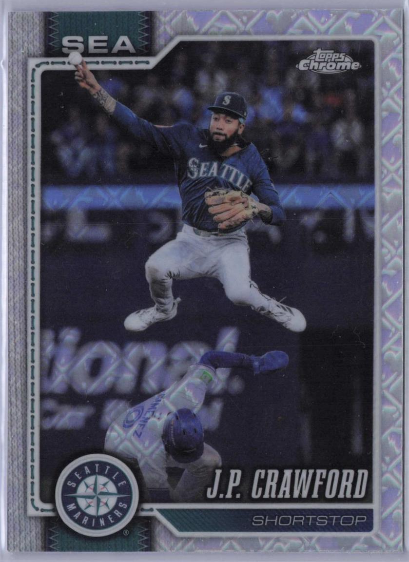 J.P. Crawford #25 2026 Topps Chrome Logofractor Baseball