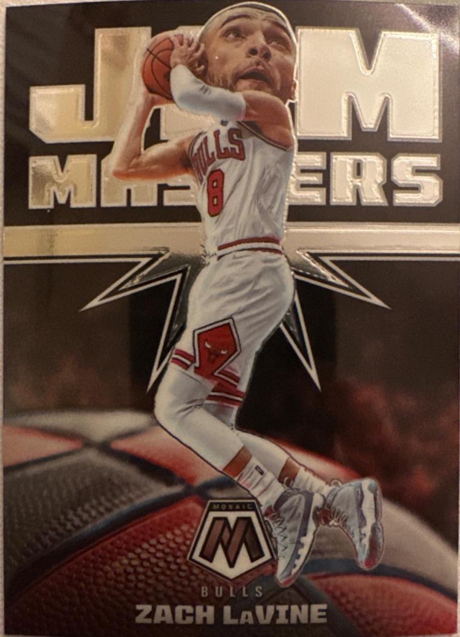 Zach Lavine #3 Basketball Cards 2021 Panini Mosaic Jam Masters